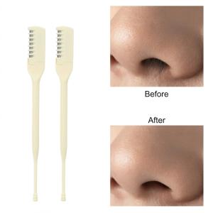 2 Pcs Nose Hair Remover Cutter, 2-in-1 Nasal Hair Cutter