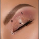 16 Color Eyeshadow Palette (Multicolor) 1 Piece.