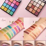 16 Color Matte Eye Shadow Palette 15 g  (Multishades)