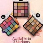 16 Color Matte Eye Shadow Palette 15 g  (Multishades)