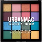 16 Color Matte Eye Shadow Palette 15 g  (Multishades)
