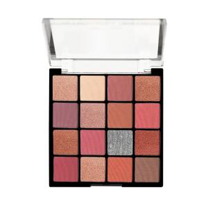 16 Color Matte Eye Shadow Palette 15 g  (Multishades)