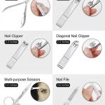 16 In 1 Nail Clippers Set, Professional Kit