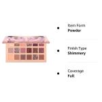 18 Color Eyeshadow Pallet of Shimmer and Matte for Eye Makeup (Pack of 1).