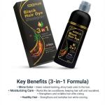 Hair Dye Color Shampoo 3 in 1 for Both Men, Women, Natural & Ammonia Free Color Emperor Hair Dye is a natural(Pack Of 1).