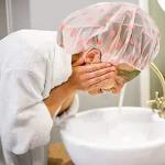 Rain and shower Cap Disposable Shower Caps for Women Larger Thicker Waterproof set of 3