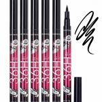 Black Waterproof Liquid Eyeliner Make Up Beauty Long-lasting Eye Liner Pencil (Pack of 6).