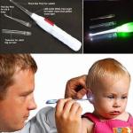 LED Flashlight Earpick for Ear wax remover and cleaner, Multicolour
