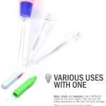 LED Flashlight Earpick for Ear wax remover and cleaner, Multicolour