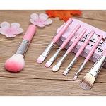 7pcs Pink Brush different brush for different applies