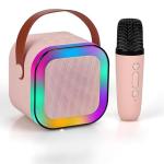 Mini Bluetooth Speaker with Wireless Mic, in-Built USB Rechargeable Battery(1 Piece)