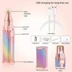 Eyebrow Trimmer, 2 in 1 Rechargeable Facial Hair Remover(Pack o f 1).