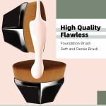 Foundation Brush, Flawless Makeup Brush with Storage Case 1 Pcs