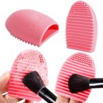 Professional Diamond Handle synthetic fiber Makeup Brush Set with Big Fish Tail for Foundation Eyeshadow Lips - 12 Pieces and Silicone Egg