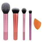 Professional Makeup Brush Set, Everyday Essentials Real Techniques Blush, Foundation.