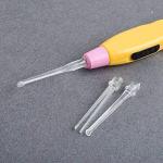 LED Flashlight Earpick for Ear wax remover and cleaner, Multicolour
