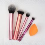 Professional Makeup Brush Set, Everyday Essentials Real Techniques Blush, Foundation.