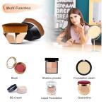 Foundation Brush, Flawless Makeup Brush with Storage Case 1 Pcs