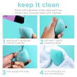 premium Makeup Sponge, Foundation Blending Beauty Sponge (Pack of 1)