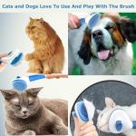 Self Cleaning Slicker Brush, Pet Grooming, Shedding Brush for Dogs and Cat Pet Massaging Tool