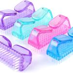 6pcs Big Handle Grip Nail Brush, Fingernail Scrub Cleaning Brush, Pedicure Cleaner Brushes.