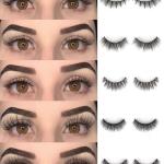 100% Soft and Natural Handmade 3D Eyelashes (Pack of 5)