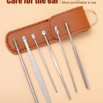 6 Pcs Ear Wax Cleaner, Ear Pick Earwax Removal Kit, Ear Cleansing Tool Set..(Multicolor).
