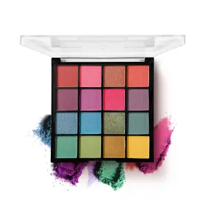 16 Color Matte Eye Shadow Palette 15 g  (Multcolor).
