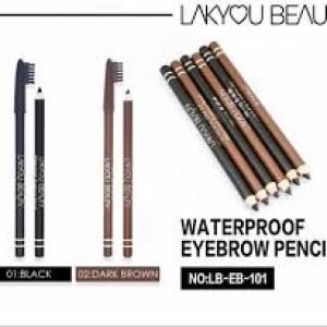 PROFESSIONAL EYEBROW PENCIL, BROWN AND BLACK, pack of 6
