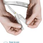 Stainless Steel Straight Edge Barber Razor Folding Shaving Shaver(Pack of 1).