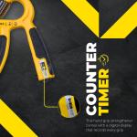 Hand Gripper Counting For Sport Fitness (Pack of 1).Yellow