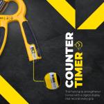 Hand Gripper Counting For Sport Fitness (Pack of 1).Yellow