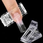 Nail Clips for Polygel, Nail Extension Gel Quick Building Nail Tips Clip(Pack of 10).