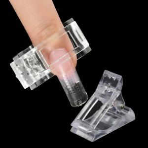 Nail Clips for Polygel, Nail Extension Gel Quick Building Nail Tips Clip(Pack of 10).