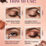 OCEAN BEAUTY Makeup Book Eyeshadow Highlighter Blusher Contour Concealer Palette 1 Pcs