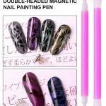 3D CAT EYES NAIL ART MAGNET TOOL SET 2 Pcs