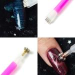 3D CAT EYES NAIL ART MAGNET TOOL SET 2 Pcs