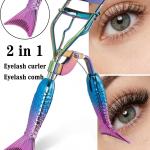 Eyelash Curlers Eye Lashes Curling Clip False Tweezers Eyelashes 1 Pcs