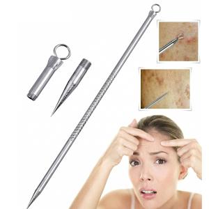 6 Pcs Stainless Steel Blackhead Whitehead  Pimple Remover