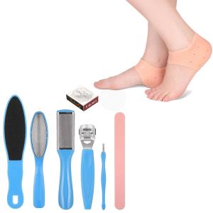 8 in 1 Pedicure Kit | Foot Scrubber for Dead Skin, Callus Remover, Foot Scraper, Foot File..