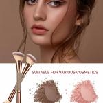 Foundation Brush Make Up Brush Flat Top Brush 2 in 1 Double-Sided Beauty Makeup Tools 1 Pcs