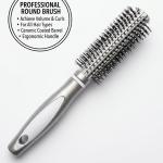 Hair Curling Roller Round Comb Brush (Pack of 2).
