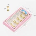 Nail Stand Display, Magnetic Nail Practice Holder Acrylic Nail Tip Display Stand..