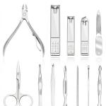 16 in 1 | Professional Manicure Kit for Men & Women Stainless Steel nail Clippers Tools (Pack of 1) Multicolor