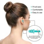 5 pair Earplugs for Sleeping, Noise Cancelling Sound Blocking Ear Plugs  Silicone
