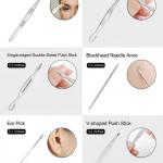 16 in 1 | Professional Manicure Kit for Men & Women Stainless Steel nail Clippers Tools (Pack of 1) Multicolor