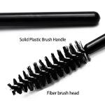 50 Pcs Disposable Eyelash Brushes Mascara Brushes Eye Lash Eyebrow (Black).