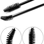 50 Pcs Disposable Eyelash Brushes Mascara Brushes Eye Lash Eyebrow (Black).