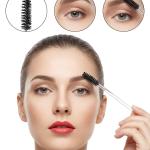 50 Pcs Disposable Eyelash Brushes Mascara Brushes Eye Lash Eyebrow (Black).