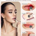 silicone lip brush(Black & Pink) 2 piece.